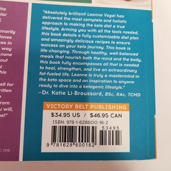 The Keto Diet: The Complete Guide to a High-Fat Diet Leanne Vogel - Picture 3 of 3